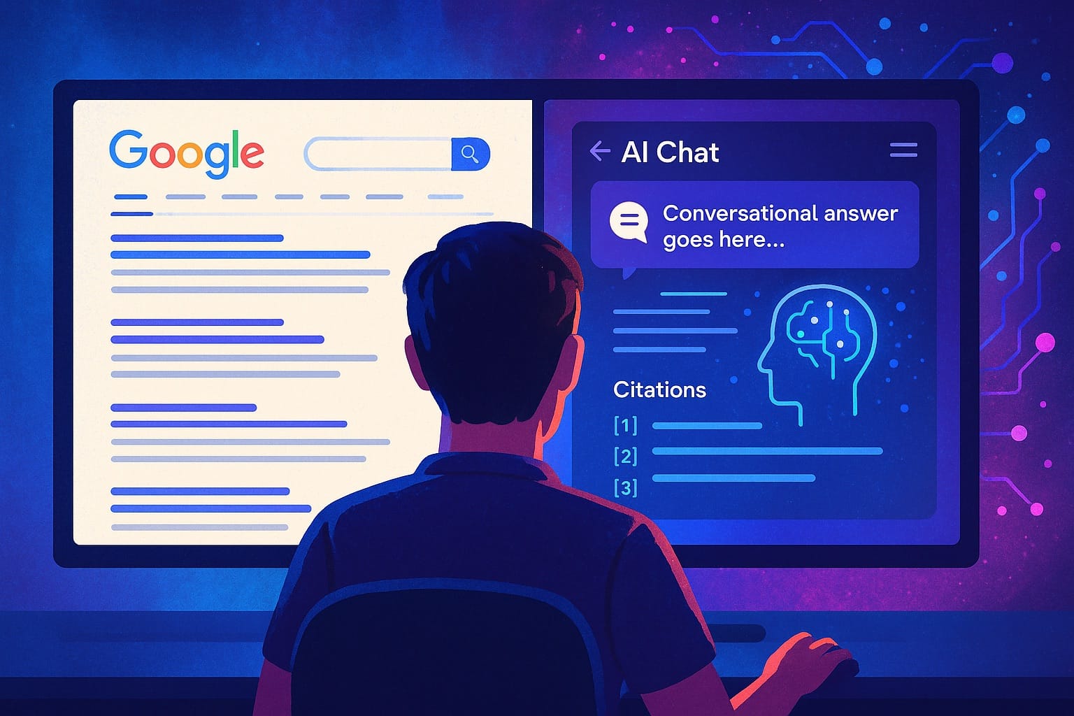 Quando la ricerca diventa conversazione: ripensare il posizionamento digitale nell'era dei motori AI